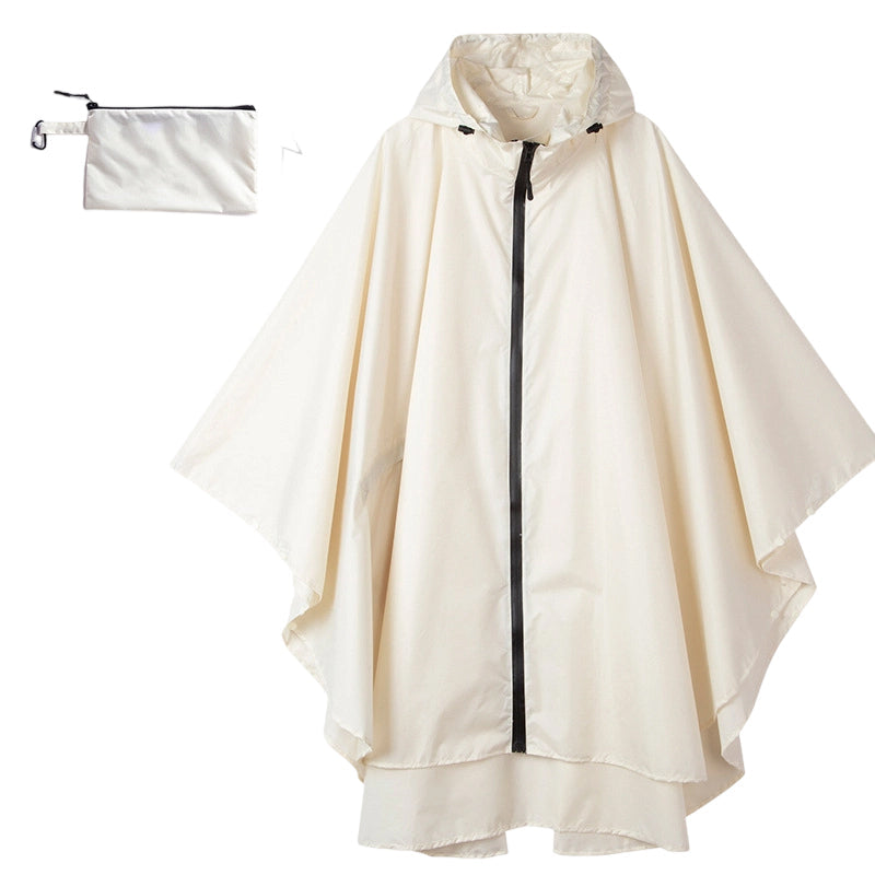 Poncho de pluie à capuche unisexe, imperméable et léger
