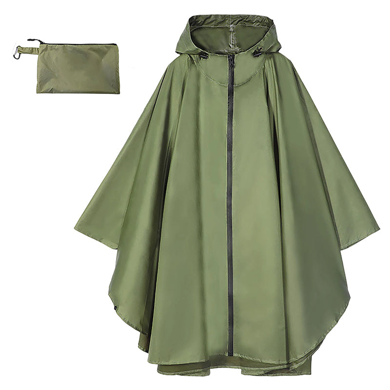 Poncho de pluie à capuche unisexe, imperméable et léger