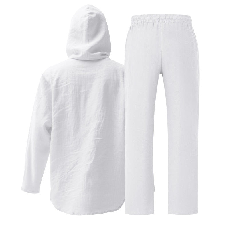 Tenue de plage en lin respirant pour homme【Livraison gratuite】
