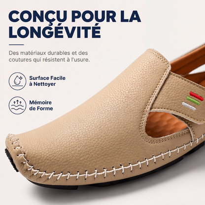 Mocassins décontractés pour homme, enfilables et respirants