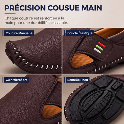 Mocassins décontractés pour homme, enfilables et respirants