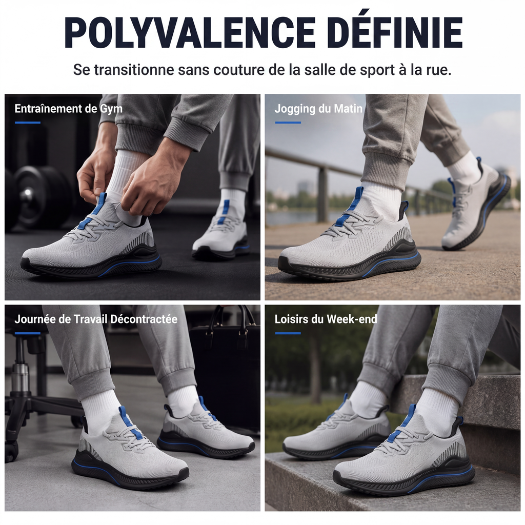 Chaussures de course décontractées légères et respirantes