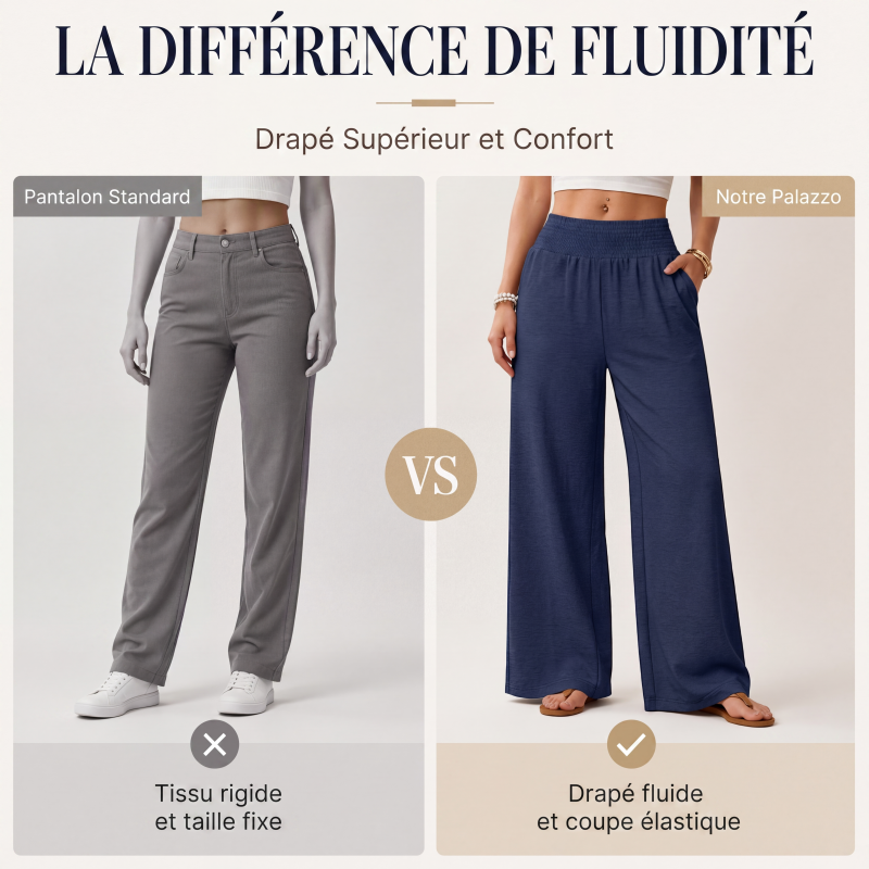 Pantalon taille haute pour femme à imprimé léopard