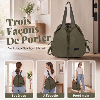👜 1 SAC, 3 FAÇONS DE LE PORTER | Sac Grande Capacité -50 %