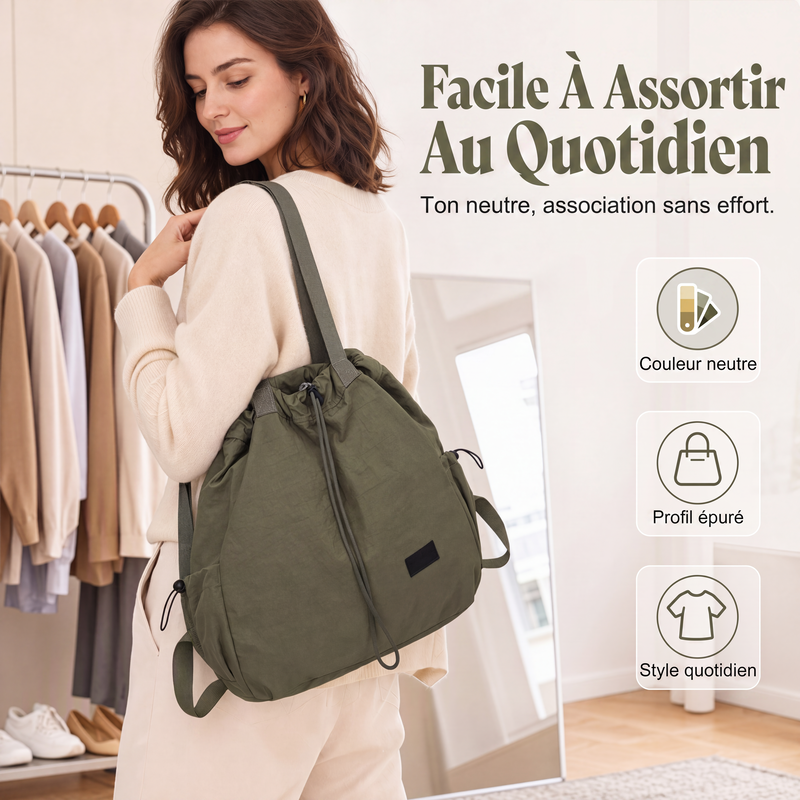 👜 1 SAC, 3 FAÇONS DE LE PORTER | Sac Grande Capacité -50 %