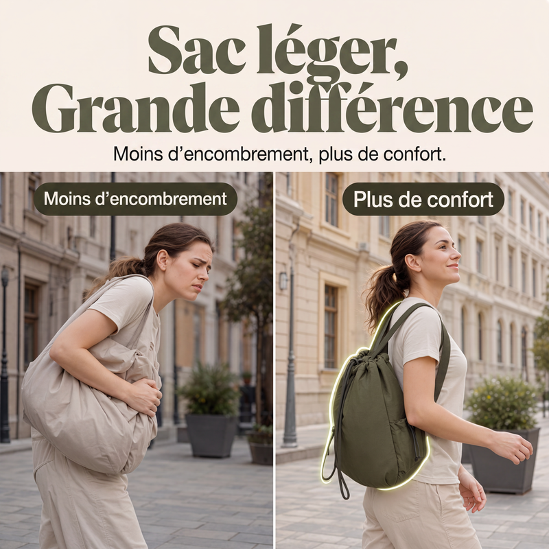 👜 1 SAC, 3 FAÇONS DE LE PORTER | Sac Grande Capacité -50 %