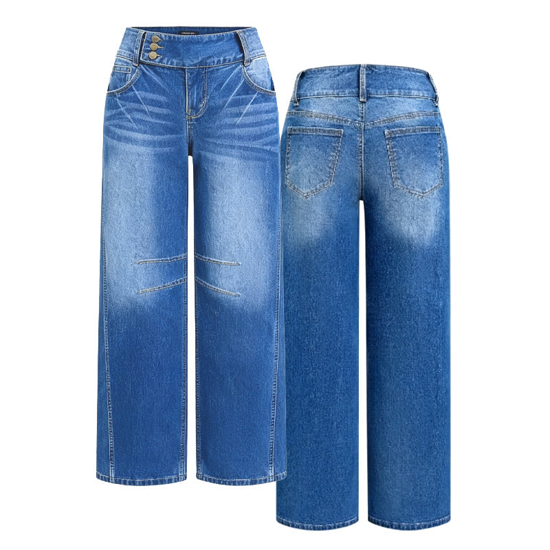 Jean évasé stretch pour femme
