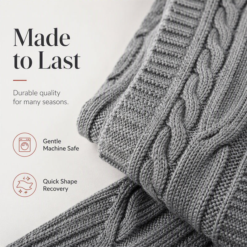 Cardigan long à capuche en maille pour femme, avec poches