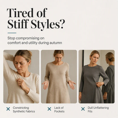 Robe midi ample et décontractée