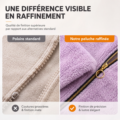 Veste cardigan décontractée à fermeture éclair pour femme