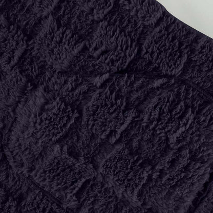 Cardigan en laine duveteuse à carreaux