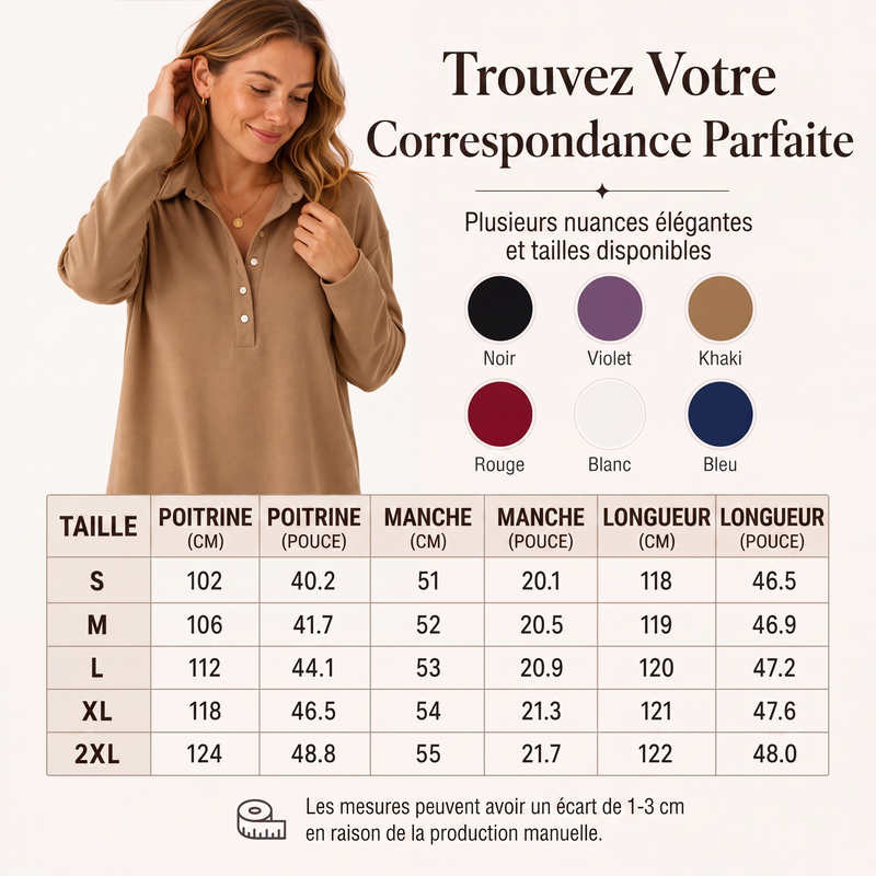 Robe pull en maille à manches longues pour femme