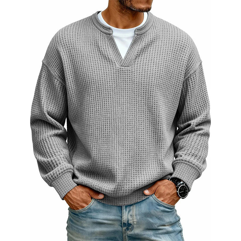 T-shirt en nid d'abeille confort superposé