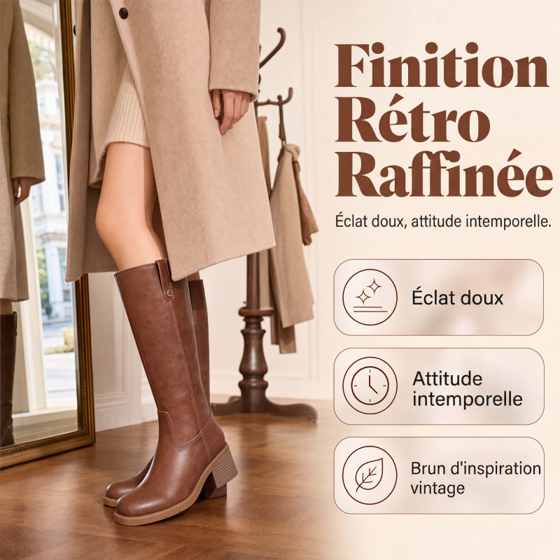 Bottes pour femmes, hauteur genou