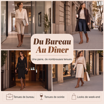 Bottes pour femmes, hauteur genou