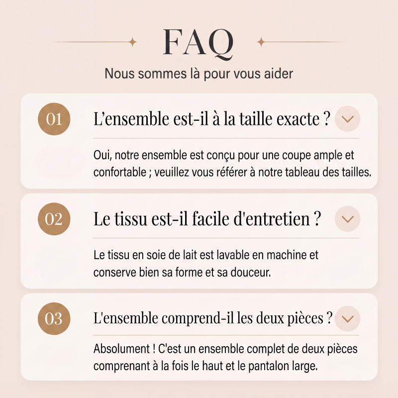 Ensembles 2 pièces chics et élégants pour femme