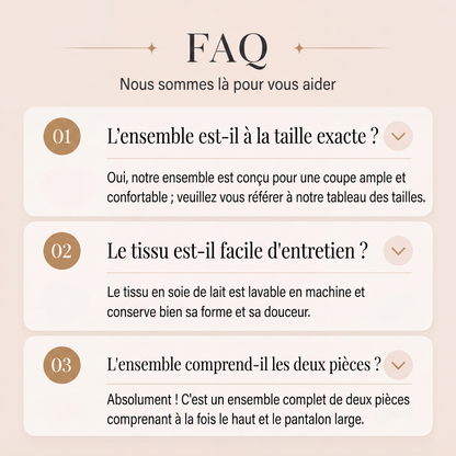 Ensembles 2 pièces chics et élégants pour femme