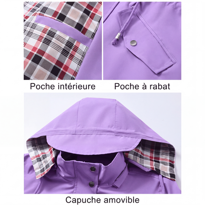 ⏰ DERNIER JOUR DES SOLDES : -50 % ✨ Veste Femme Chic, Légère & Imperméable 🧥