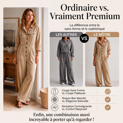 ✨ UNE PIÈCE, TOUT LE STYLE | Combinaison Cargo à Jambes Larges -50%