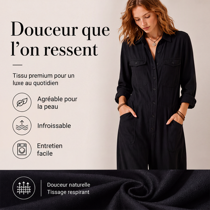 ✨ UNE PIÈCE, TOUT LE STYLE | Combinaison Cargo à Jambes Larges -50%