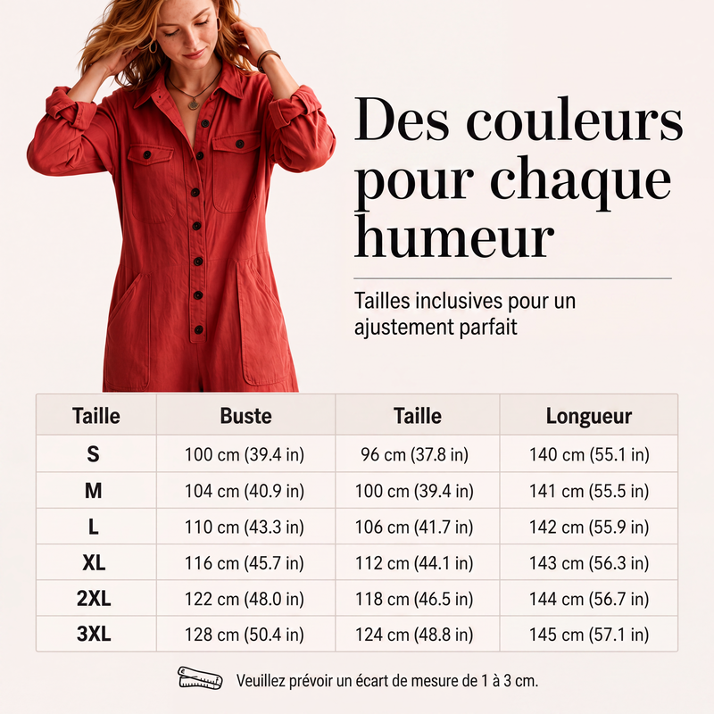 ✨ UNE PIÈCE, TOUT LE STYLE | Combinaison Cargo à Jambes Larges -50%