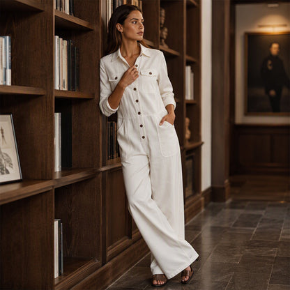 ✨ UNE PIÈCE, TOUT LE STYLE | Combinaison Cargo à Jambes Larges -50%