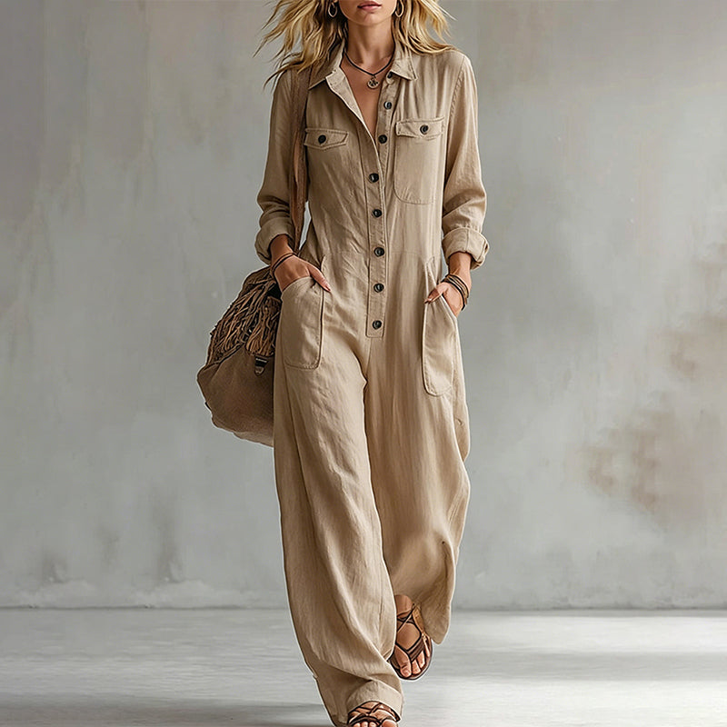 ✨ UNE PIÈCE, TOUT LE STYLE | Combinaison Cargo à Jambes Larges -50%