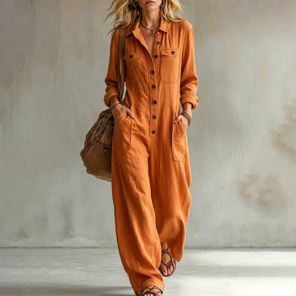 ✨ UNE PIÈCE, TOUT LE STYLE | Combinaison Cargo à Jambes Larges -50%
