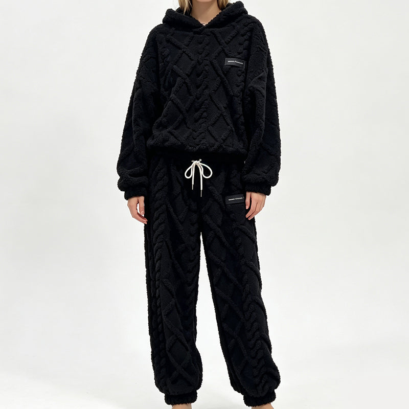 ❄️ Douceur d’Hiver | Ensemble Femme 2 Pièces Texturé & Cocooning⚡ Livraison gratuite