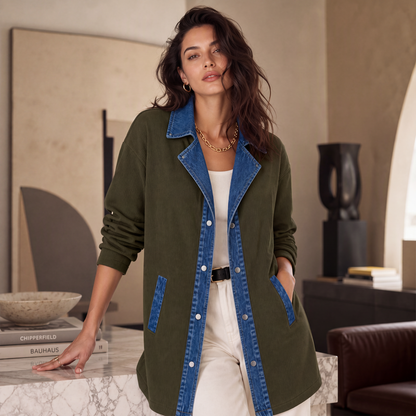 🧥 UNE TOUCHE QUI CHANGE TOUT | Veste Patchwork Esprit Denim -50%