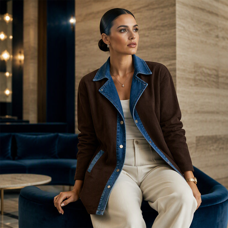 🧥 UNE TOUCHE QUI CHANGE TOUT | Veste Patchwork Esprit Denim -50%