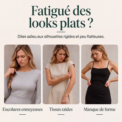Robe mini pour femme à manches longues et col carré