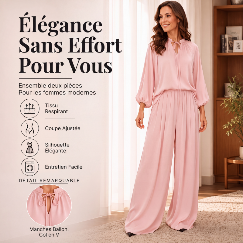 ✨ FACILE À PORTER, FACILE À AIMER | Ensemble Décontracté 2 Pièces -50%
