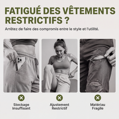 Pantalons cargo pour femme, joggings d'extérieur légers