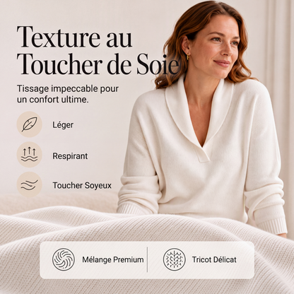 Pull pour femme avec col châle