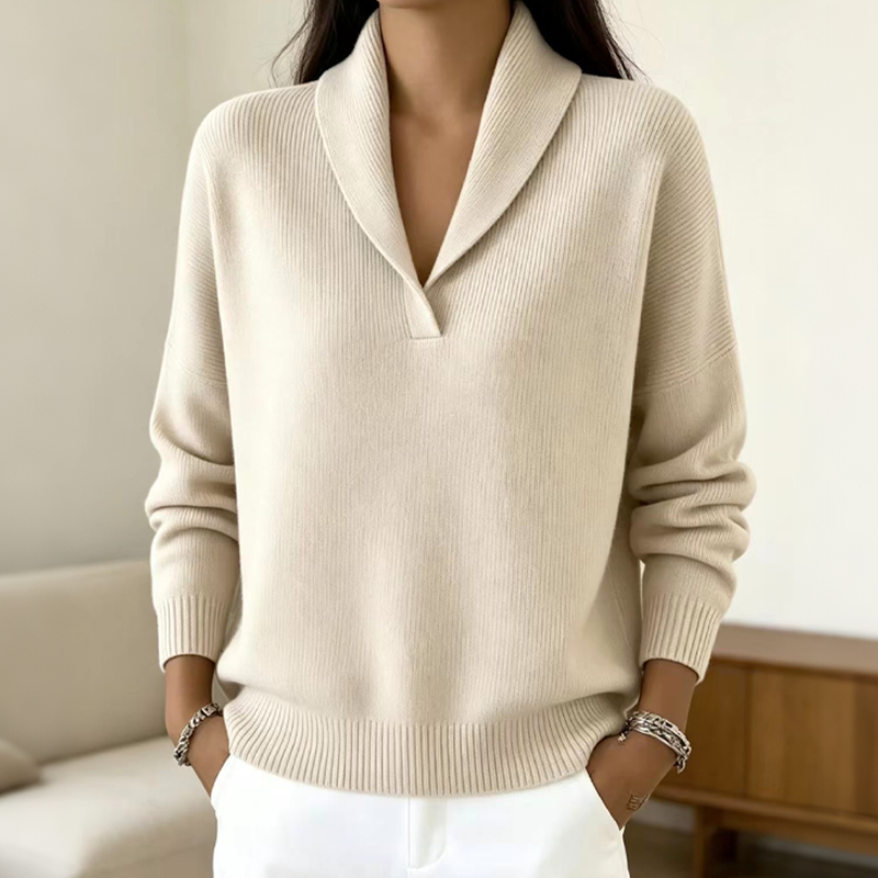 Pull pour femme avec col châle