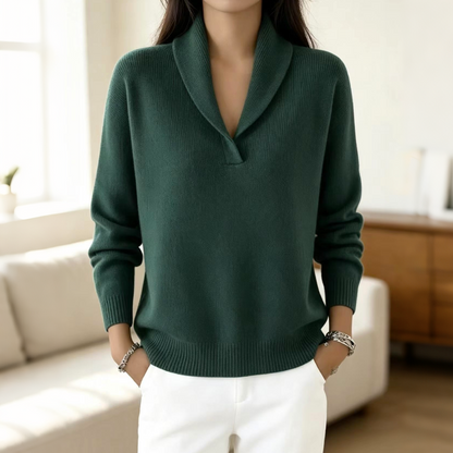 Pull pour femme avec col châle