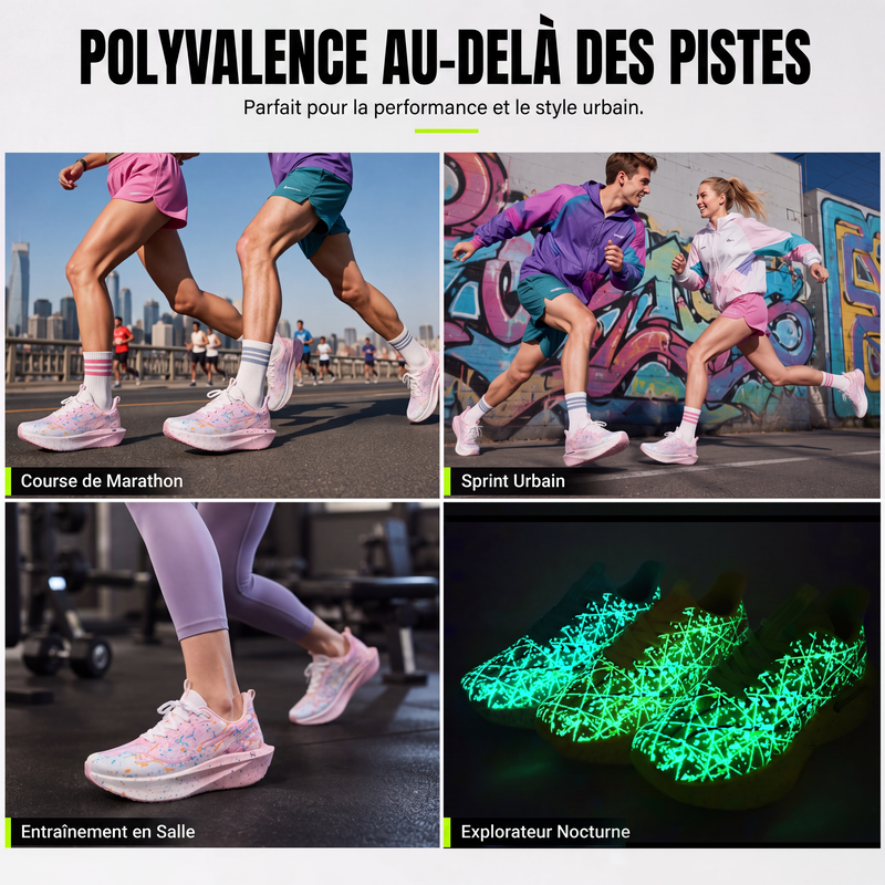 Chaussures de sport légères et lumineuses à la mode