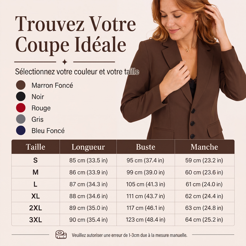 Robe blazer élégante pour femme