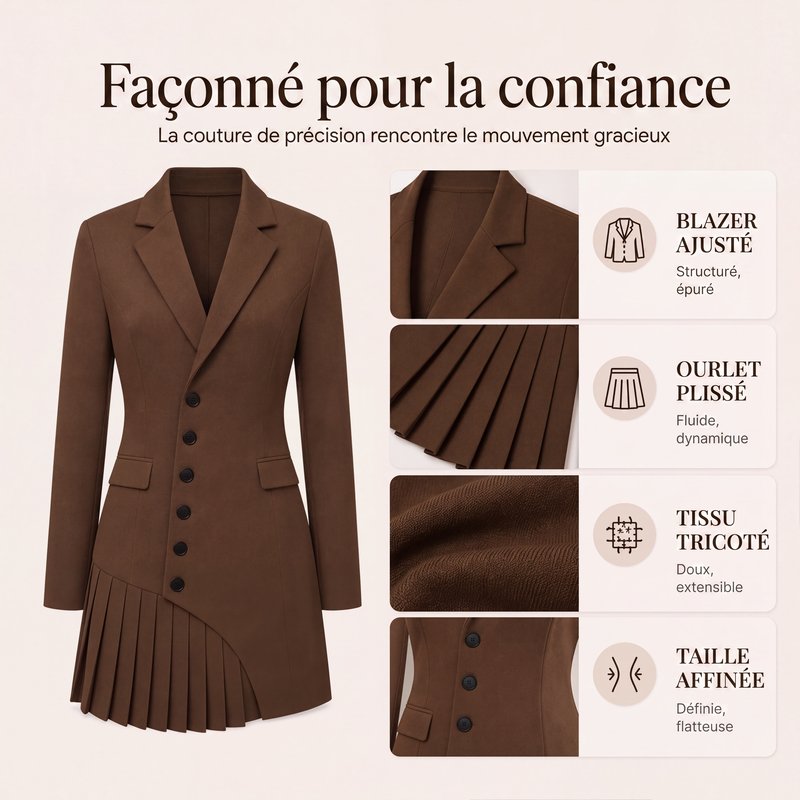 Robe blazer élégante pour femme