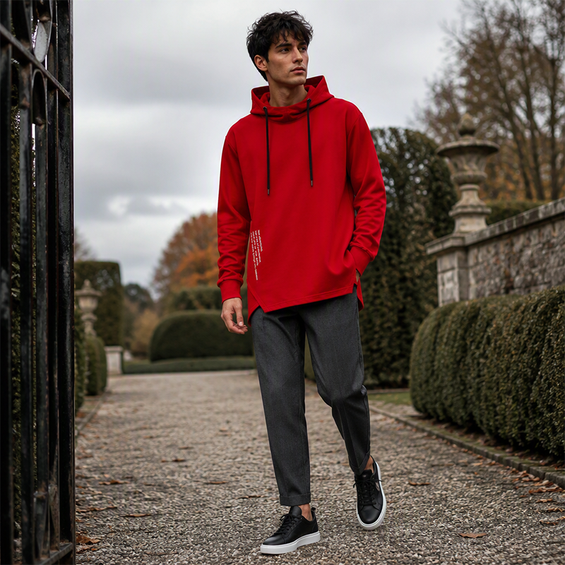 Sweat à capuche décontracté ample pour homme