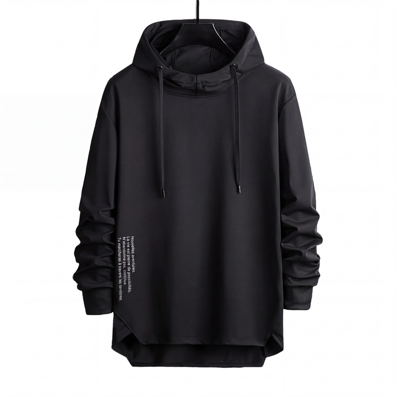 Sweat à capuche décontracté ample pour homme