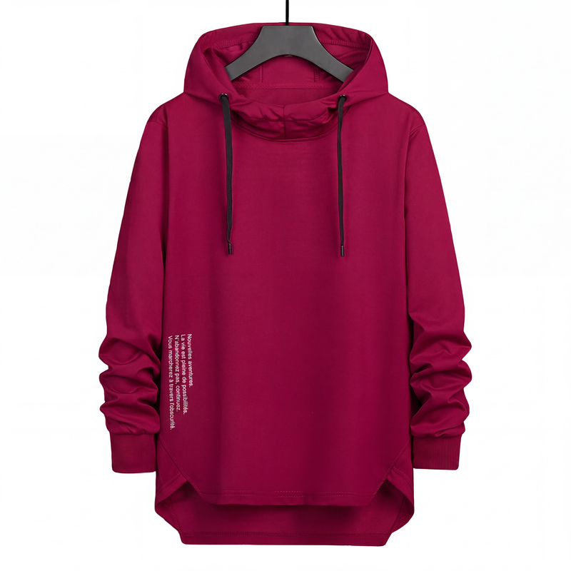 Sweat à capuche décontracté ample pour homme