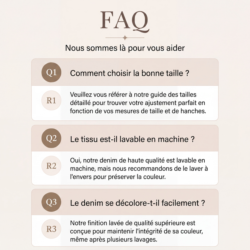 Jeans en denim à ourlet à volants pour femme