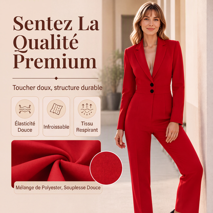 ✨ CHIC EN UNE SEULE PIÈCE | Combinaison Femme Style Blazer -50 %