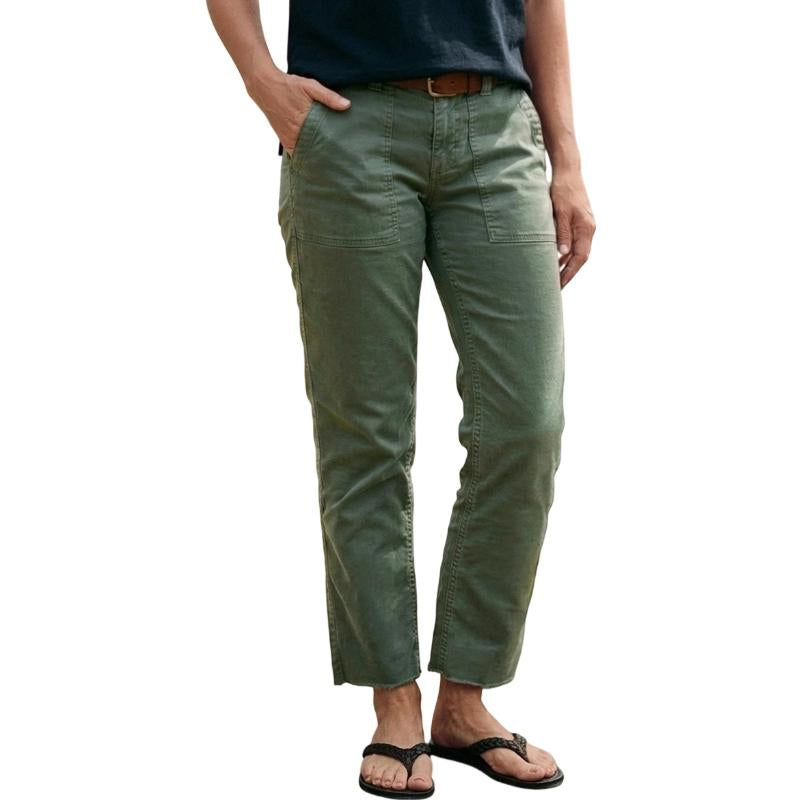 Pantalon cargo décontracté à jambes droites pour femme
