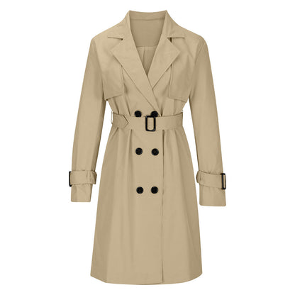 🧥 L'ÉLÉGANCE INTEMPORELLE | Trench Femme Croisé avec Ceinture -50 %
