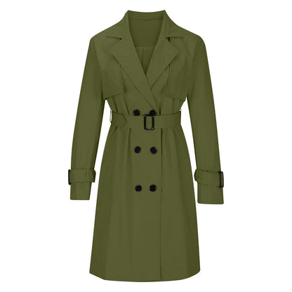 🧥 L'ÉLÉGANCE INTEMPORELLE | Trench Femme Croisé avec Ceinture -50 %