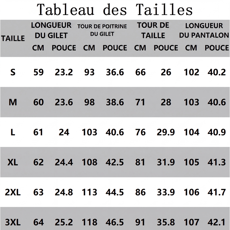 Ensemble 3 pièces pour femme : gilet, débardeur et pantalon