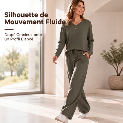 ✨ CHIC & CONFORT AU QUOTIDIEN | Ensemble Femme 2 Pièces Décontracté -50 %
